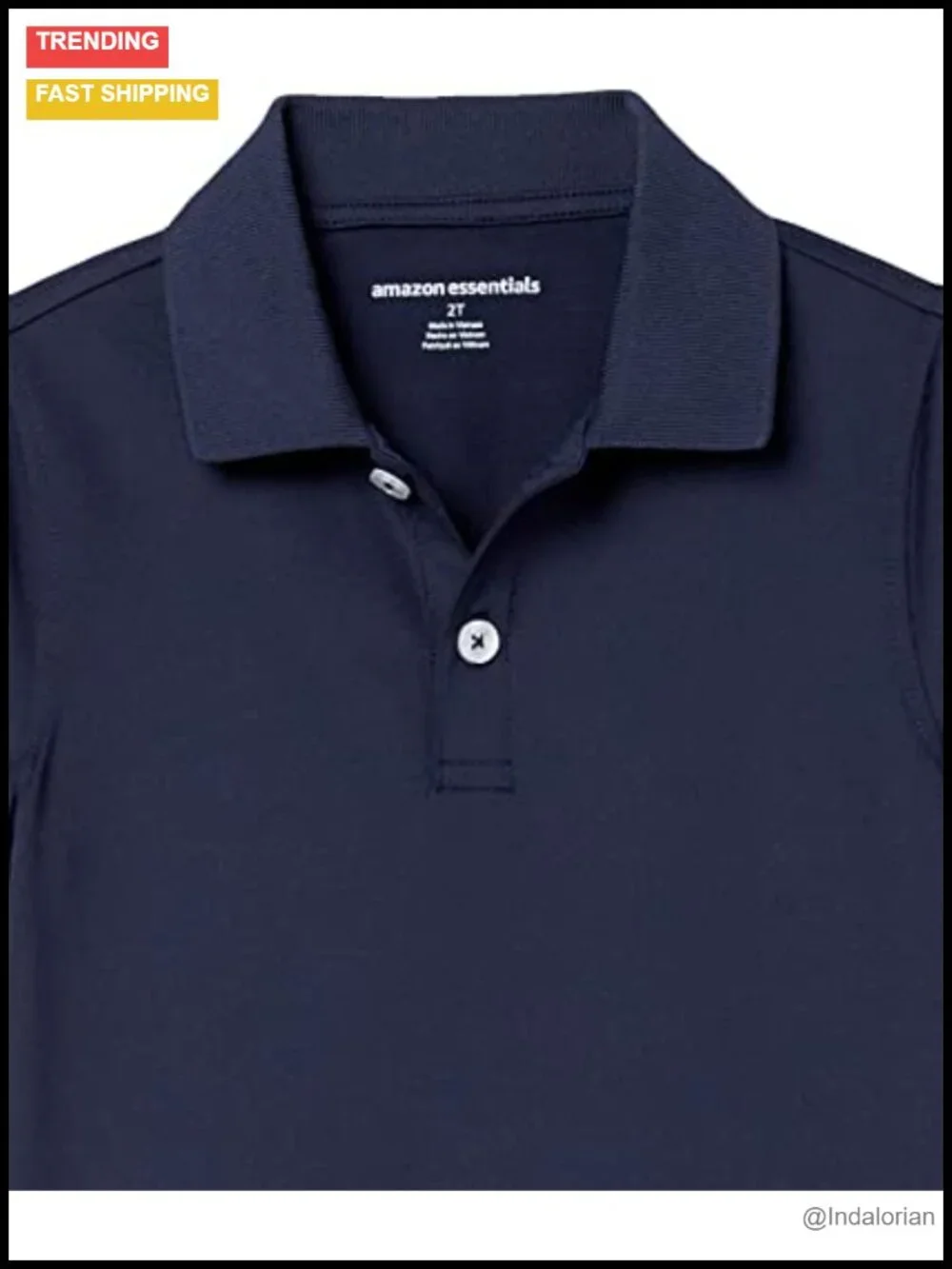 Boys Pack of 2 Short-Sleeve Performance Polo Shirts for School Uniform